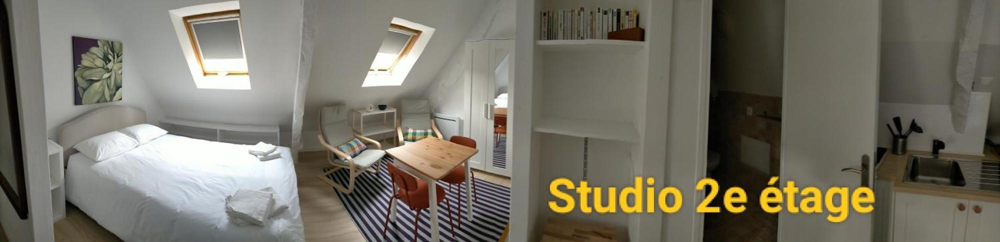 Le 1 St Yves Studios Трегье Экстерьер фото