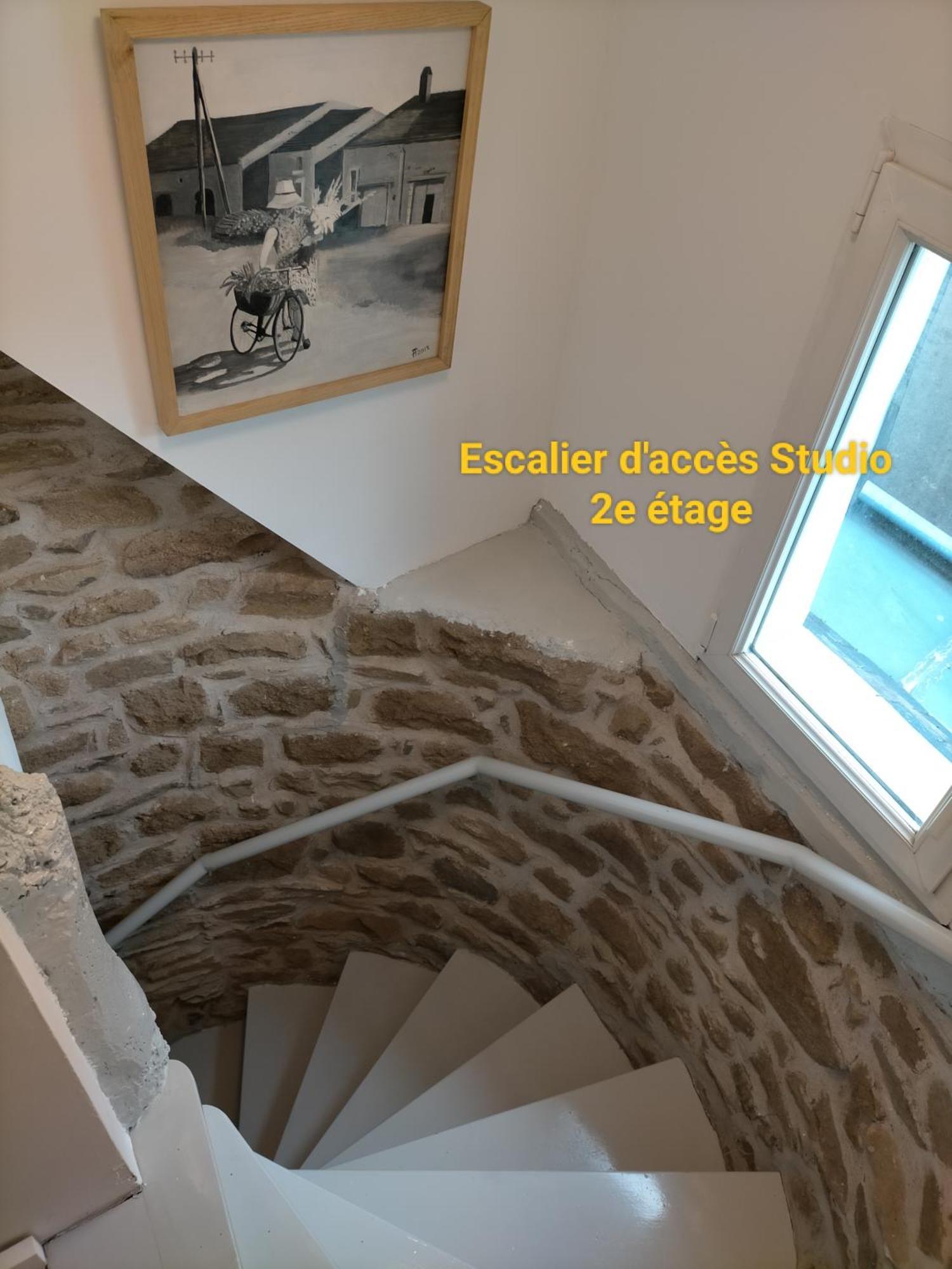 Le 1 St Yves Studios Трегье Экстерьер фото